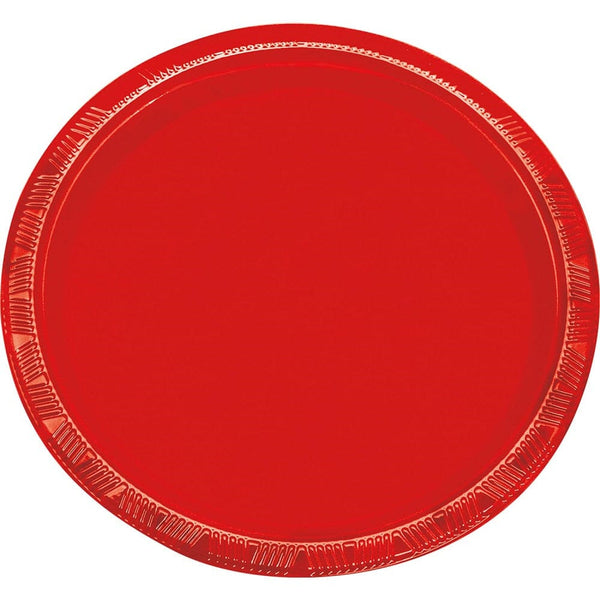 Set 10 Platos Rojos 17,5 Cm BIG PARTY 