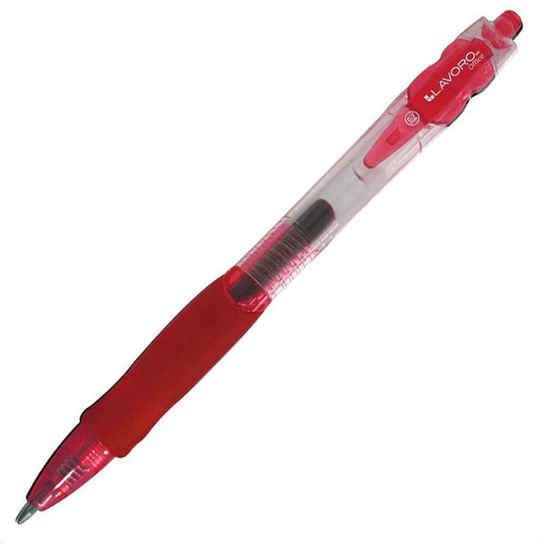 Lápiz Gel Retráctil 0,7 Mm Rojo OFICINA Y LIBRERIA LAVORO 