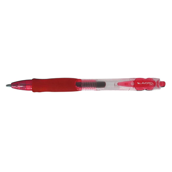 Lapiz Gel Retractil 0,7 Mm Rojo LAVORO 