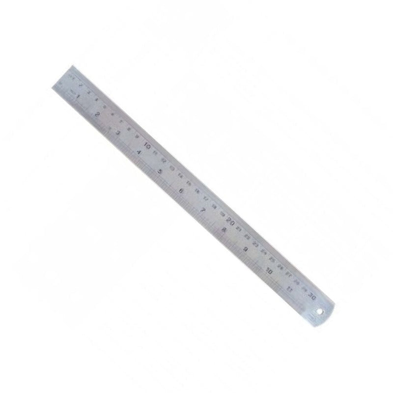 Regla Metálica 30 cm Funda Roja OFICINA Y LIBRERIA FULTONS 