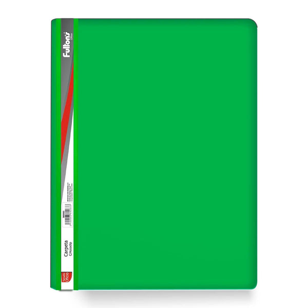 Carpeta Vinil Oficio Verde OFICINA Y LIBRERIA FULTONS 
