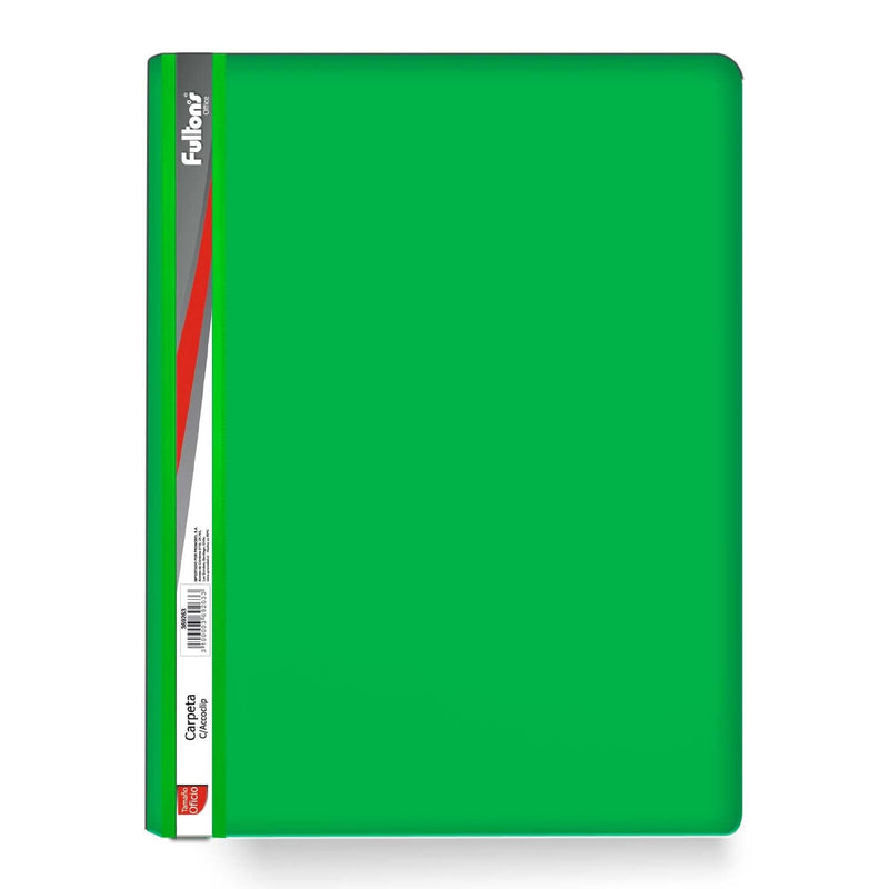 Carpeta Vinil Oficio Verde OFICINA Y LIBRERIA FULTONS 