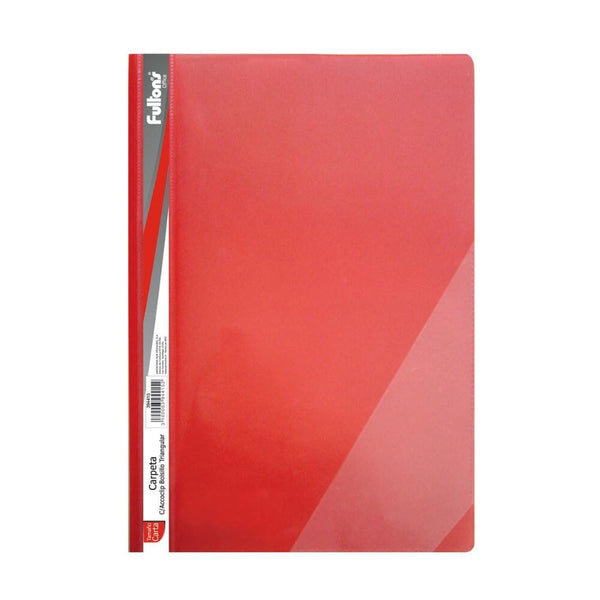Carpeta Vinil Oficio Con Acco Y Bolsa Roja OFICINA Y LIBRERIA FULTONS 