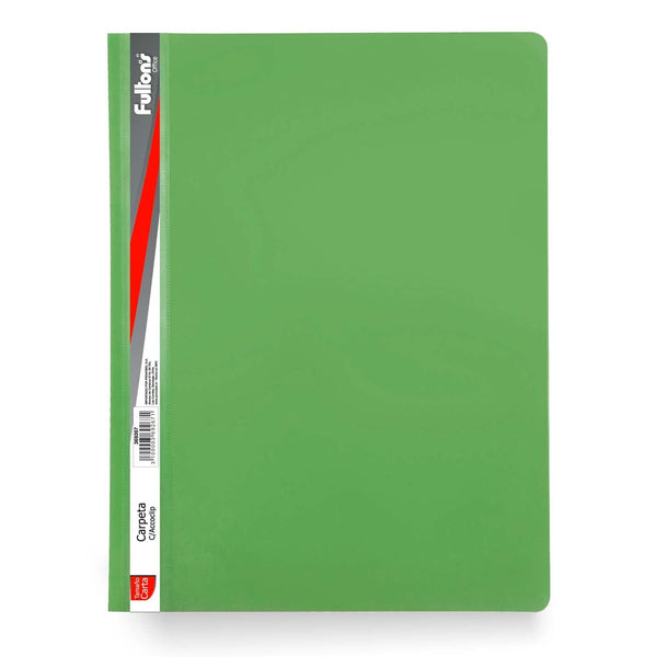 Carpeta Vinil Carta Verde OFICINA Y LIBRERIA FULTONS 