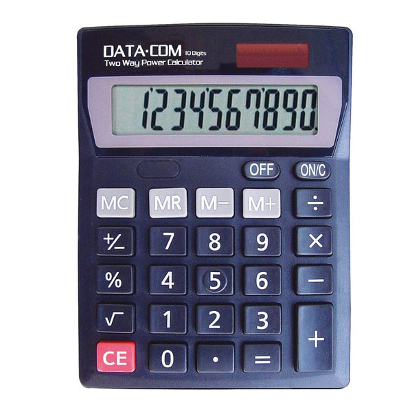 Calculadora Escritorio 10 Dígitos E100 Dual OFICINA Y LIBRERIA DATACOM 