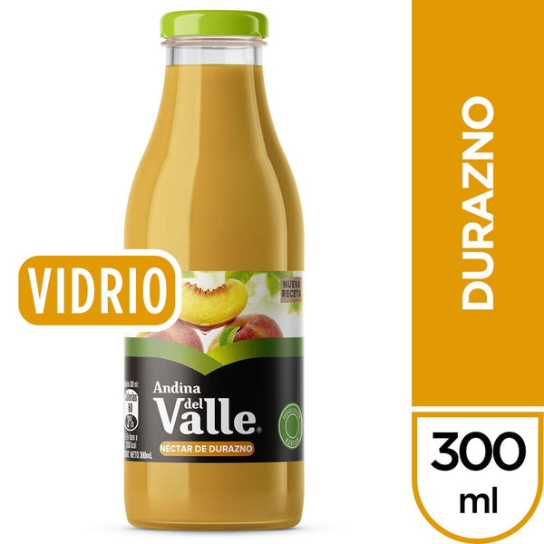 Jugo Néctar Durazno Boca Ancha 300 cc ALIMENTOS ANDINA DEL VALLE 