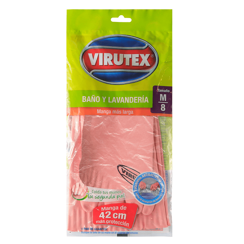 Guante Baño y Lavandería Talla M ASEO Y LIMPIEZA VIRUTEX 