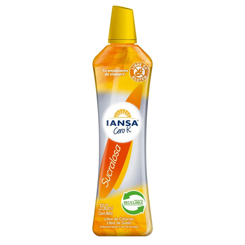 Endulzante Liquido Sucralosa 350 Ml Cero K ALIMENTOS IANSA 