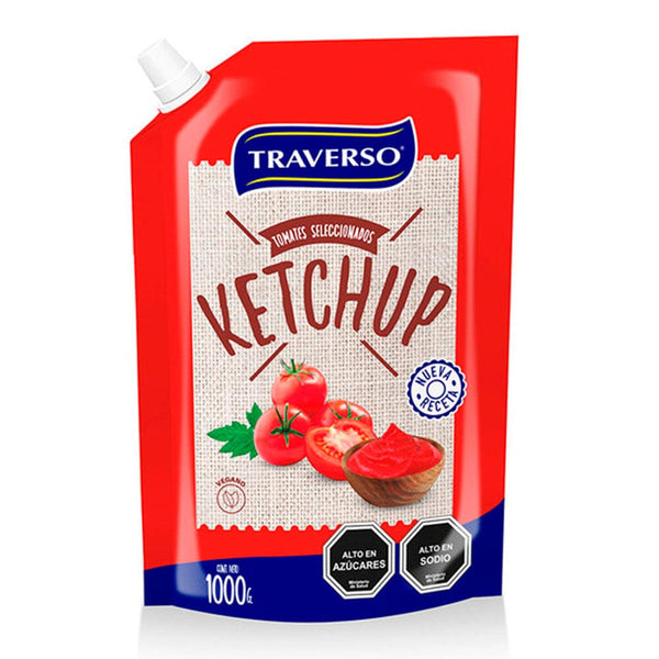 Ketchup Bolsa 1 Kg ALIMENTOS TRAVERSO 