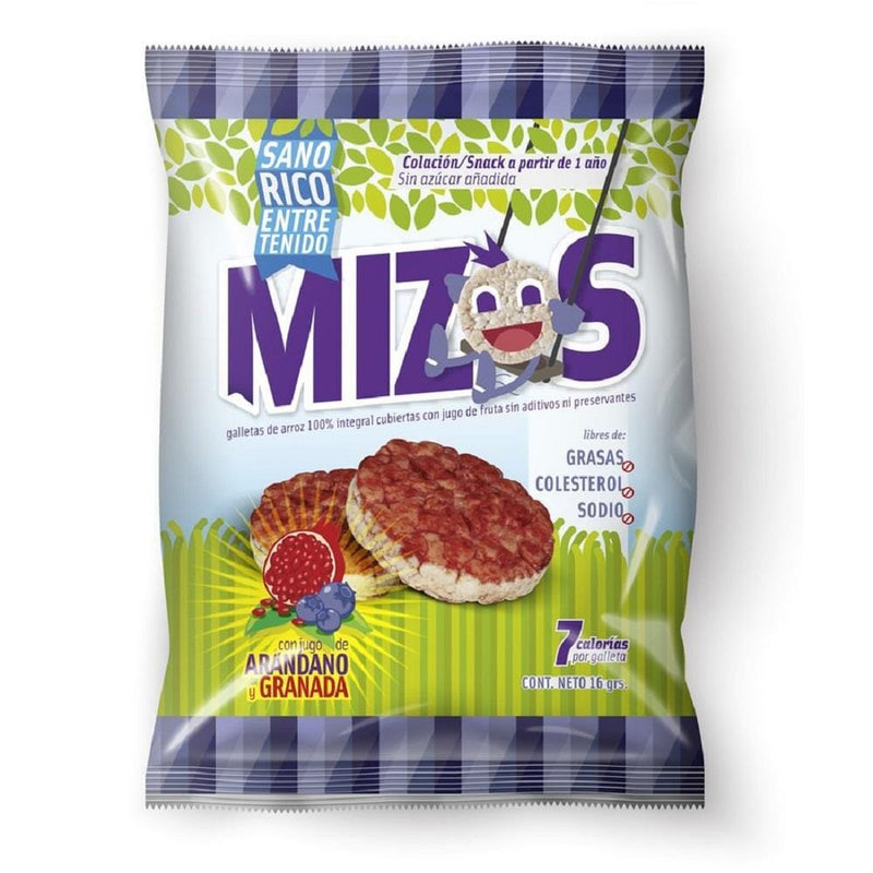 Galleta Arroz Arándano 16 Gr ALIMENTOS MIZOS 