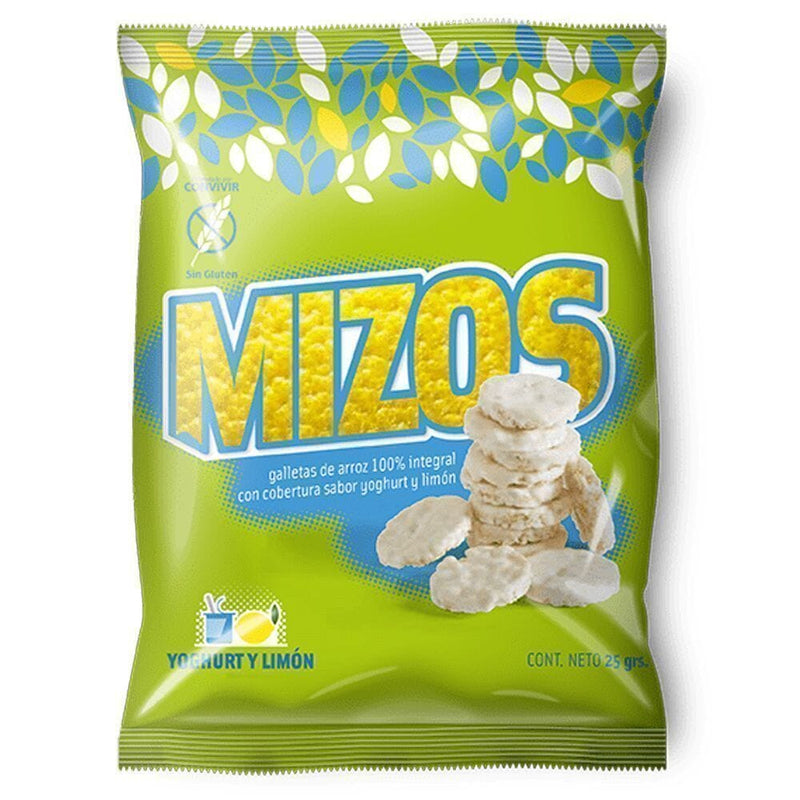 Galleta Arroz Sabor Yoghurt Limón 25 Gr ALIMENTOS MIZOS 