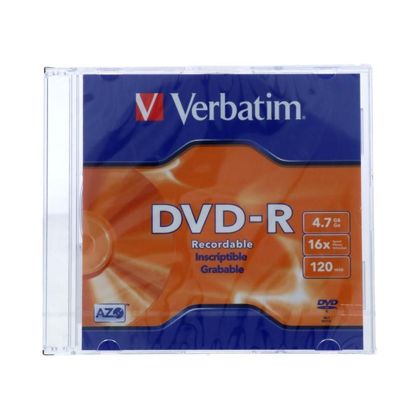 Dvd-R Grabable 16 Un X 4.7 Gb VERBATIM 