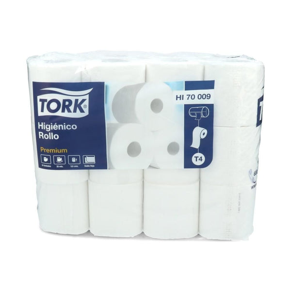 Papel Higienico Doble Hoja 20 Mt X 24 Rollos Premium TORK 