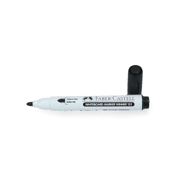 Marcador Pizarra Punta Redonda Negro Desechable FABER CASTELL Negro 