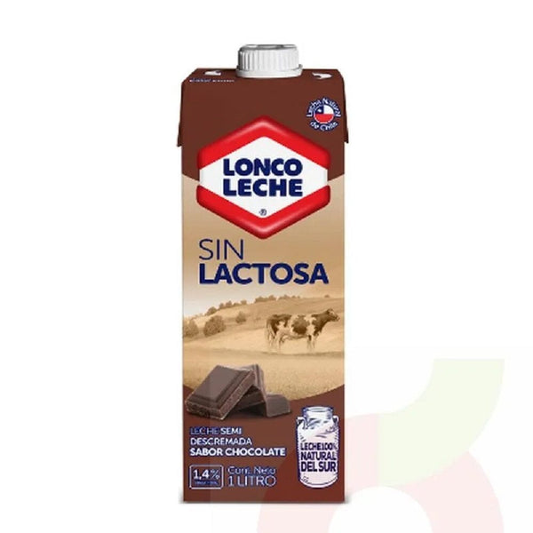 Leche Chocolate Sin Lactosa Descremada 1 Lt LONCOLECHE 