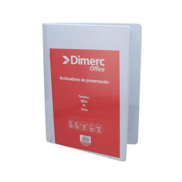 Archivador Catalogo Oficio 2 Aros 1.0'' Blanco DIMERC 