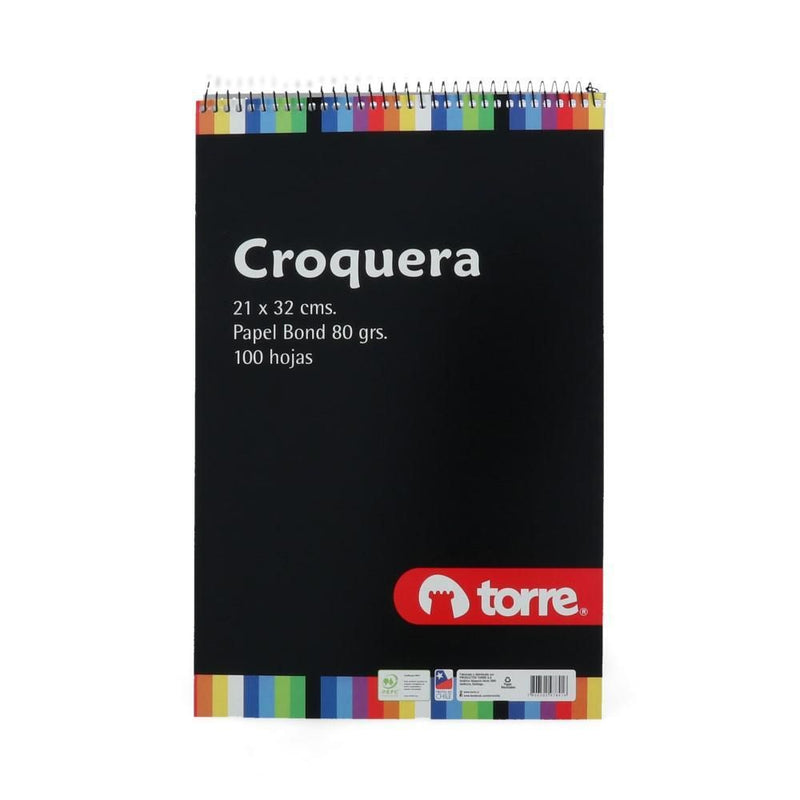 Croquera Oficio 100 Hj 21 X 32 Cm TORRE 