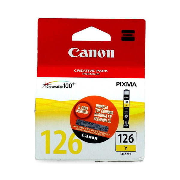 Cartucho Tinta Cli-126 Yellow Mg-6110/5210 X6540/Ip4810 CANON 