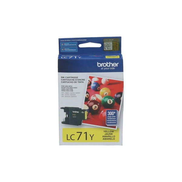 Cartucho Tinta Lc-71 Yellow Mfc-J425W/J625Dw/J825Dw 300 Pg BROTHER Amarillo 