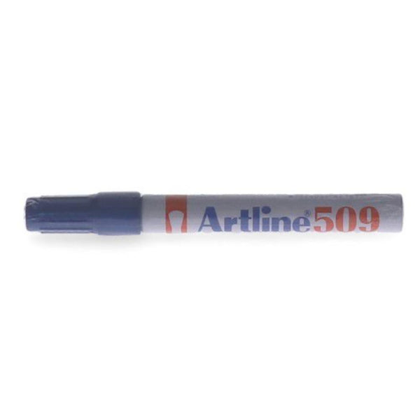 Marcador Pizarra Punta Biselada N 509 Azul Recargable ARTLINE 