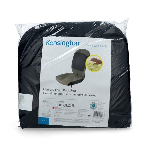 Cojín Lumbar Negro Memory Foam L82025 KENSINGTON Negro 