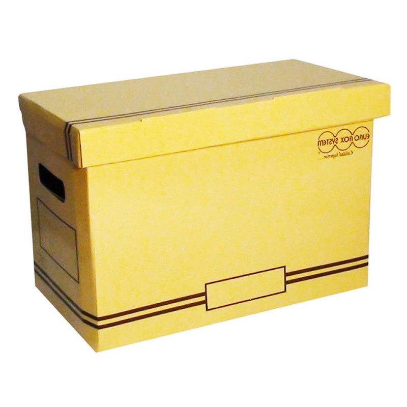 Caja De Archivo Kardex Con Tapa N7 Amarillo EURO BOX SYSTEM 