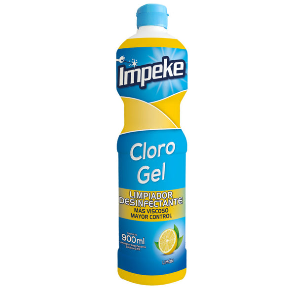 Cloro Gel 900 Ml Sanitizante Limon IMPEKE 