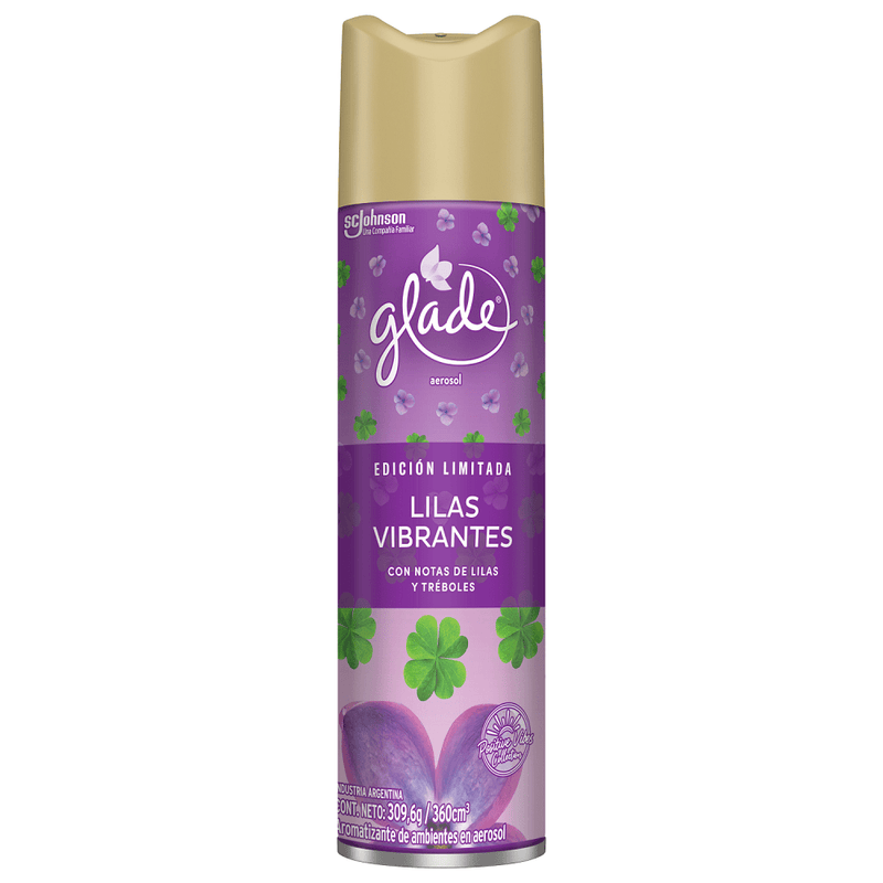 Desodorante Ambiental Lilas Vibrantes 360 cc GLADE 