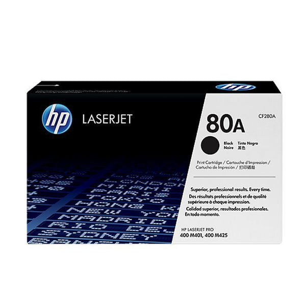 Toner 80A Negro Cf280A M401/M425 2700 Páginas HP Negro 