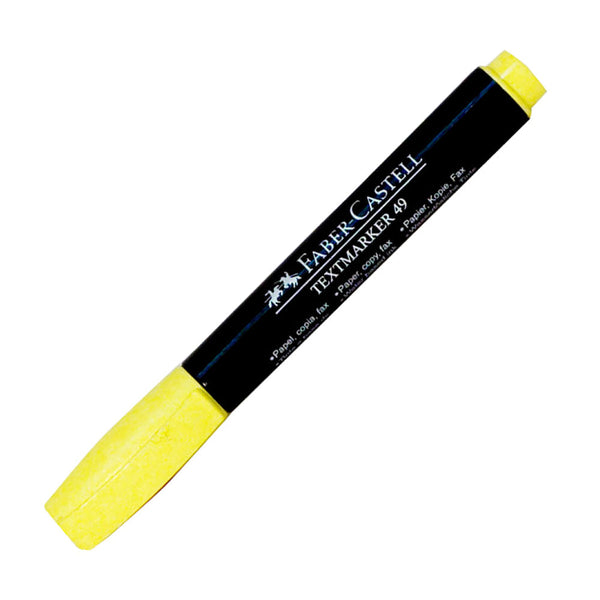 Destacador Bolsillo Amarillo Punta Biselada Textmarket 49 FABER CASTELL 