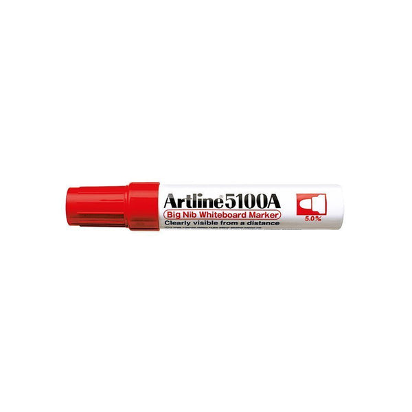 Marcador Pizarra Jumbo Punta Redonda 5100 Rojo ARTLINE Rojo 