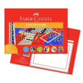 Carpeta Con Papel Entretenido 24.8 X 34.6 Cm 9 Pliegos 18 Diseños FABER CASTELL Colores Surtidos 