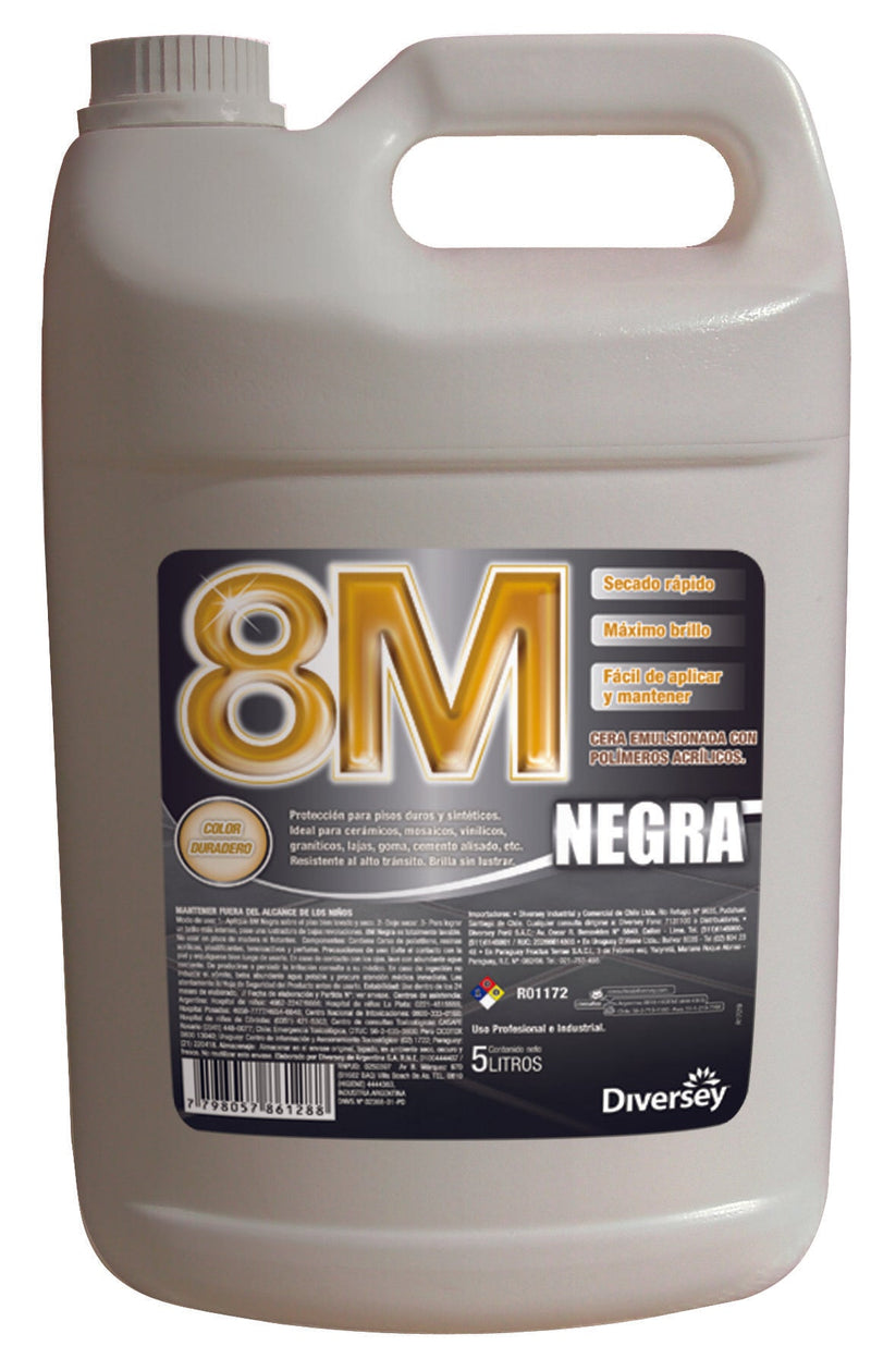 Cera Liquida Emulsionada 5 Negro lt DIVERSEY 
