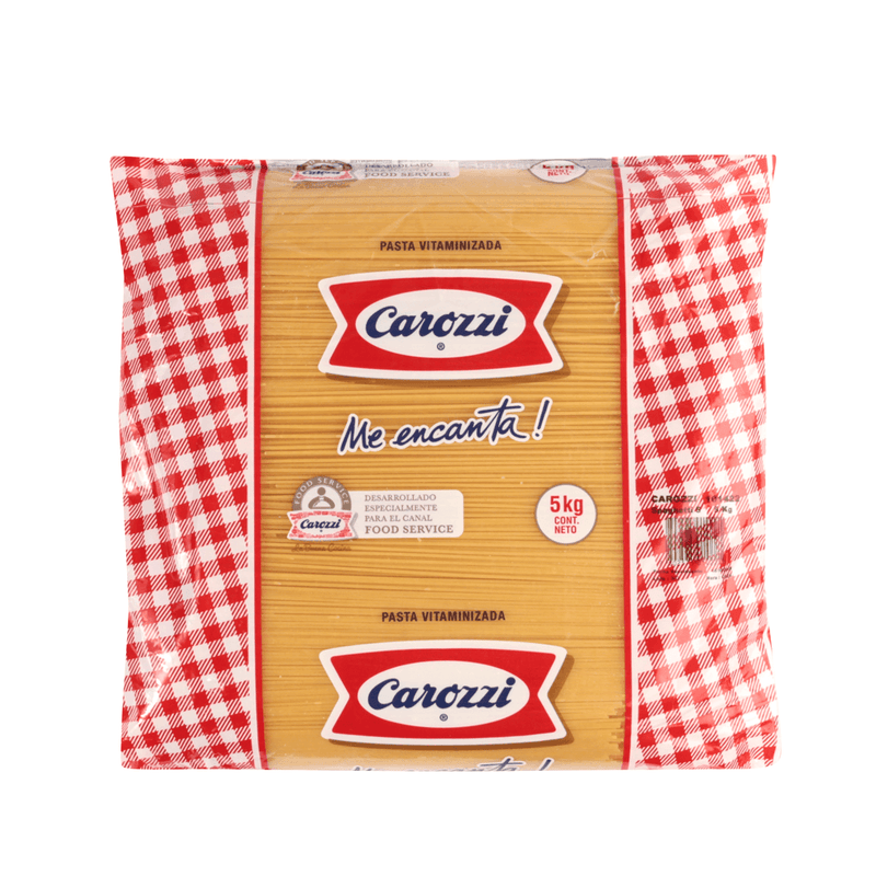 Fideo Spaguetti Bolsa 5 Kg N5 CAROZZI 