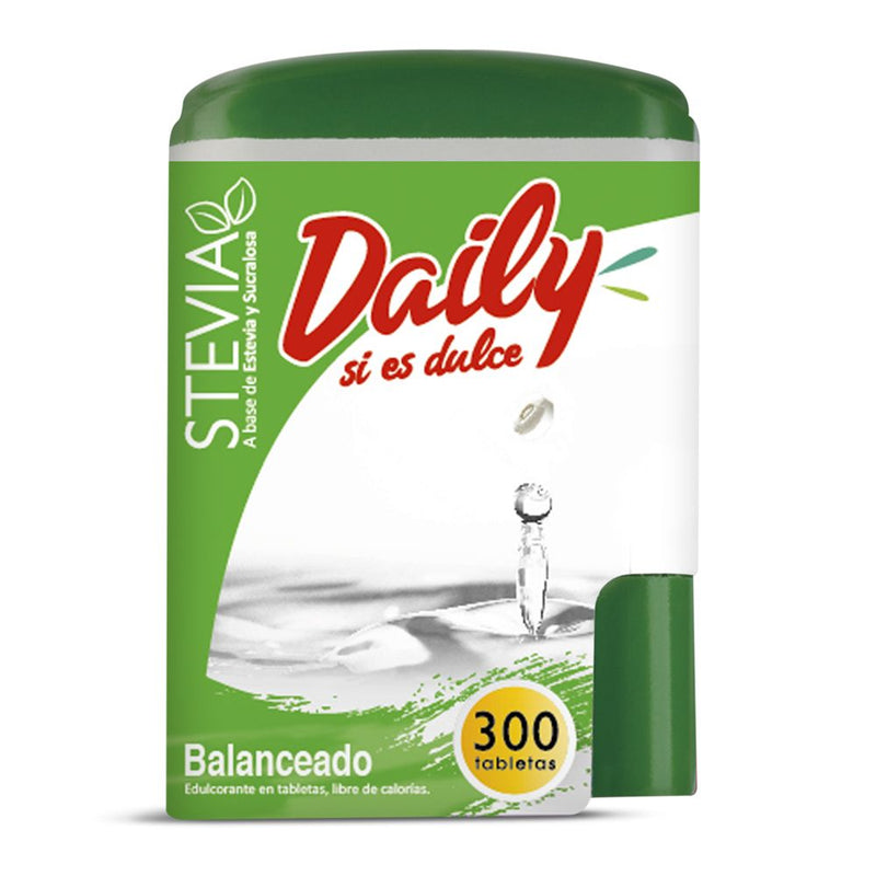 Endulzante En Tabletas Stevia 300 Un DAILY 