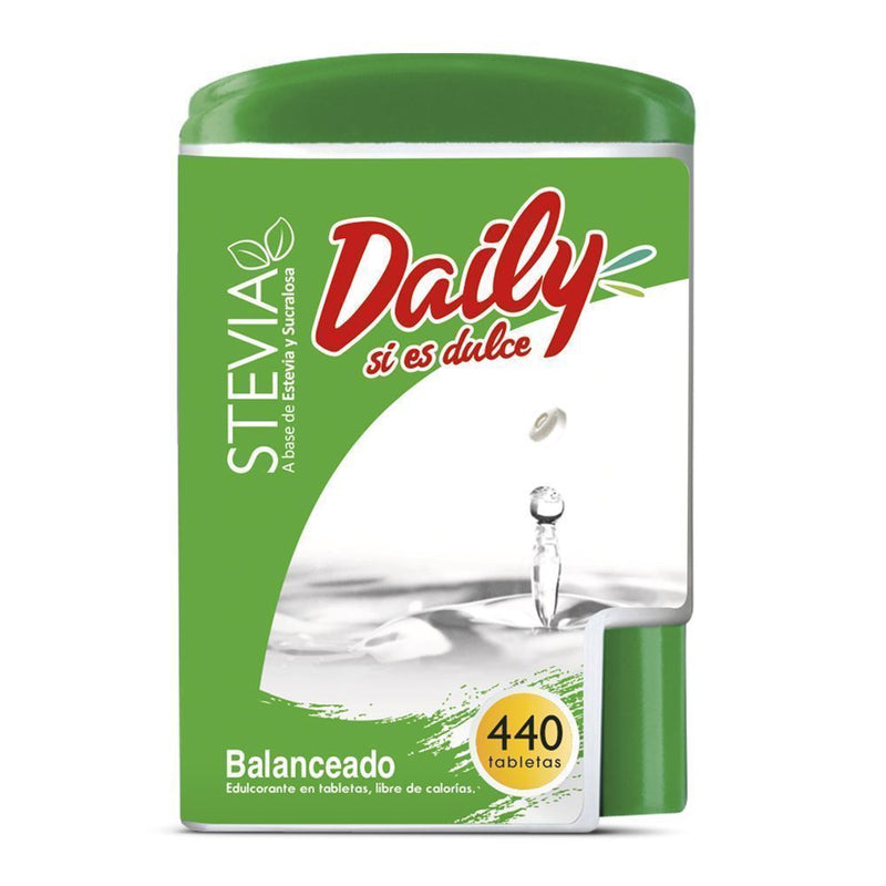 Endulzante En Tabletas Stevia 440 Un DAILY 