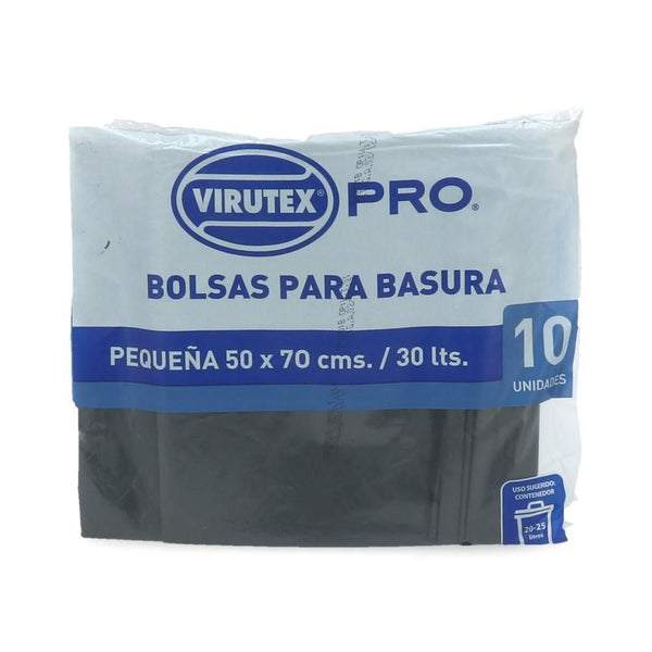 Bolsa Basura Plana 50 X 70 cm 10 Un VIRUTEX 