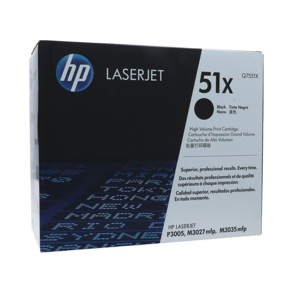 Toner 51X Q7551X Negro HP Negro 