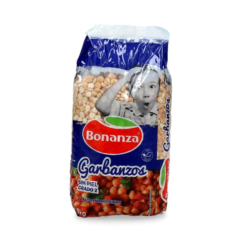 Garbanzos Sin Piel 1 Kg BONANZA 