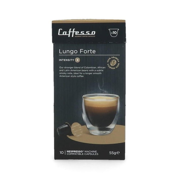 Capsula Tipo Nespresso Lungo ( Int 8) Forte 10 Un CAFFESSO 