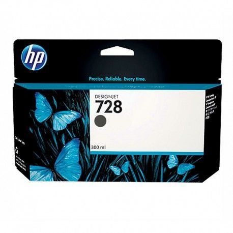 Cartucho F9J68A 728 Negro Matte 300 ml HP Negro 