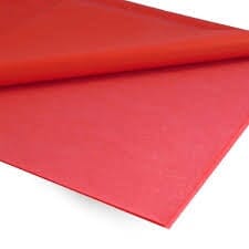 Papel Seda Volantin 50 X 66 Rojo 10 Pliegos ARTEL 