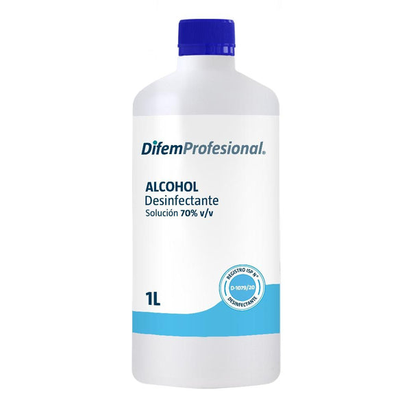 Alcohol 70° Desinfectante 1 Lt DIFEM 