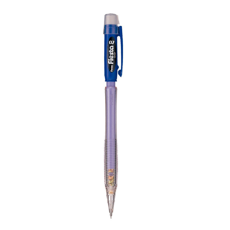 Portaminas 0.7 Mm Plastico Fiesta Azul PENTEL Azul 