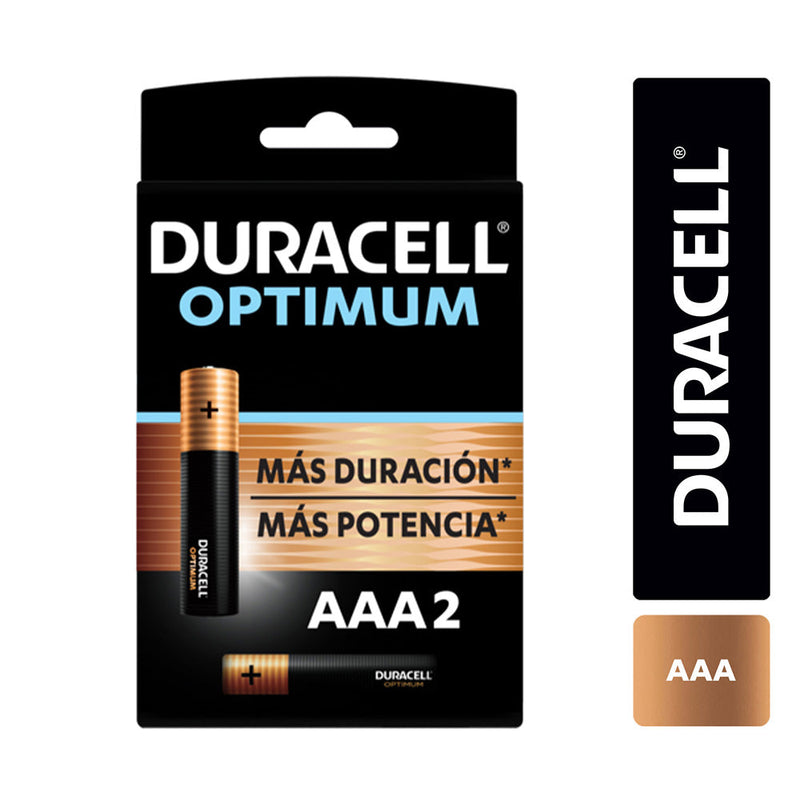 Pila Optimum Aaa X 2 DURACELL 