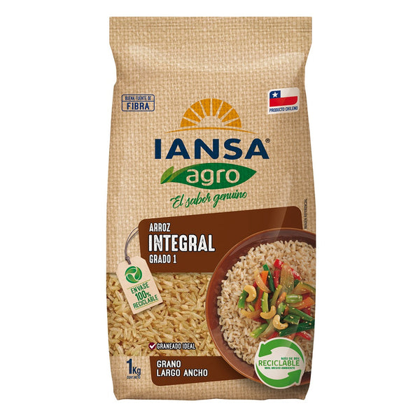 Arroz Integral G1 1 Kg IANSA AGRO 