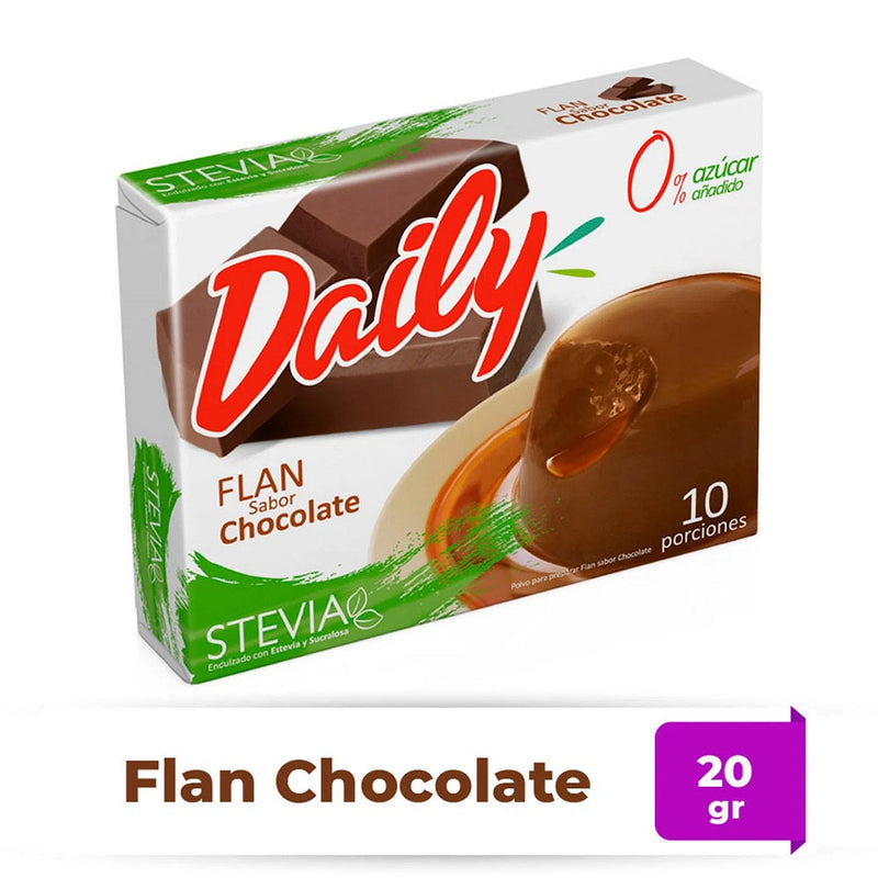 Flan Chocolate Con Stevia 20 Gr DAILY 