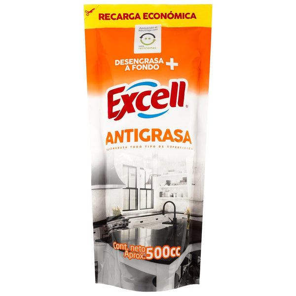 Limpiador Antigrasa Doypack 500 Cc EXCELL 