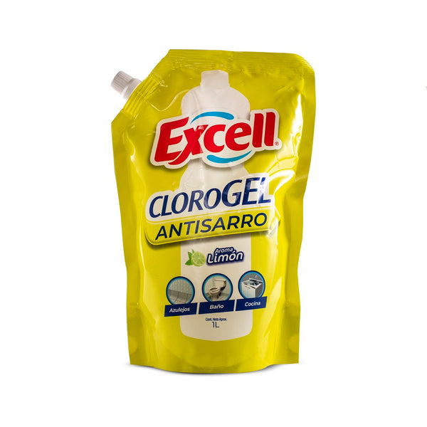 Cloro Gel Limón Doypack 1 Lt EXCELL 
