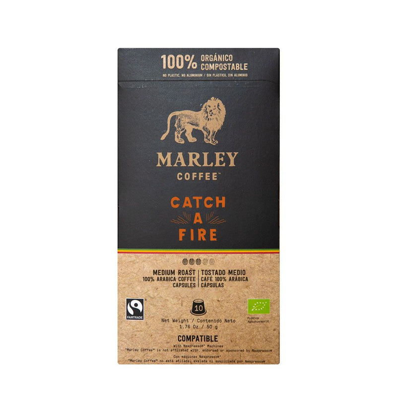 Capsula Catch A Fire 10 X 50 Gr MARLEY COFFEE 